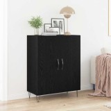 VidaXL Dulap, stejar negru, 69,5x34x90 cm, lemn prelucrat