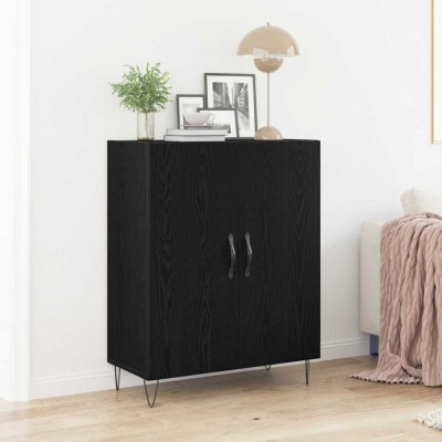 Bufet Stejar negru 69.5 x 34 x 90 cm Lemn compozit foto