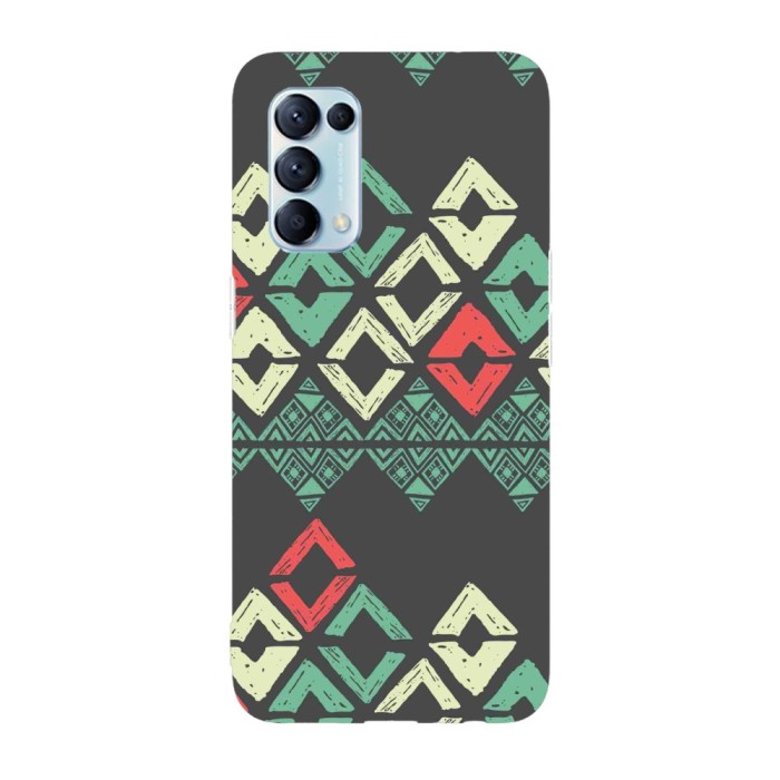 Husa compatibila cu Oppo Find X2 Pro model Vintage aztec art, Silicon, TPU, Viceversa
