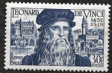 C4954 - Franta 1952 - Da Vinci neuzat,perfecta stare