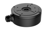 Hikvision Junction box DS-1280ZJ-S BK ideala pentru montarea camerelor dome bullet si protejarea cablurilor de legaturi. Confectionata din metal si po