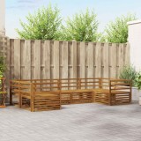 vidaXL Seturi de canapele 6 pcs natural Lemn Solid de Acacia 3373999