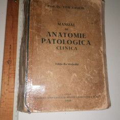 MANUAL DE ANATOMIE PATOLOGICA CLINICA - TITU VASILIU 1942
