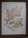 Litografie print,semnata in placa Mads Stage,40x30,5cm(vezi descriere)