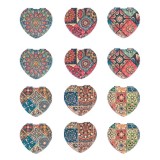 Cumpara ieftin Oglinda portabila din pluta Heart