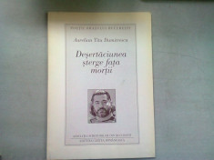 DESERTACIUNEA STERGE FATA MORTII - AURELIAN TITU DUMITRESCU (DEDICATIE) foto