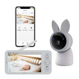 Cumpara ieftin Monitor pentru bebelusi Arenti AInanny 2K UHD Video cu rotatie si inclinare, cu ecran LCD de 5 inch