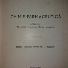 G. P. PAMFIL - CHIMIE FARMACEUTICA - VOL. I {1937}