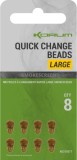 Conectori KORUM Smokescreen Quick Change Beads Large, 8buc/pac