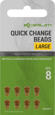 Conectori KORUM Smokescreen Quick Change Beads Large, 8buc/pac foto