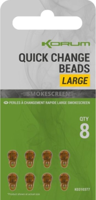 Conectori KORUM Smokescreen Quick Change Beads Large, 8buc/pac