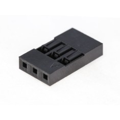 Conectori Dupont mamă 3 pini &ndash; Set 10 bucăți pentru cabluri și prototipuri