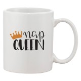 Cana alba personalizata &#039;Nap Queen&#039;, INOVATIX&reg;. 330ml