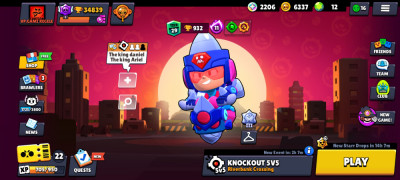 Cont Brawl Stars 34k foto