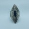 INEL argint cu ONIX exceptional VECHI 1900 marcaj MINERVA splendid DE EFECT rar