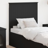 vidaXL Tăblie cap cu headboard Stejar Negru 75 cm Lemn compozit 887825