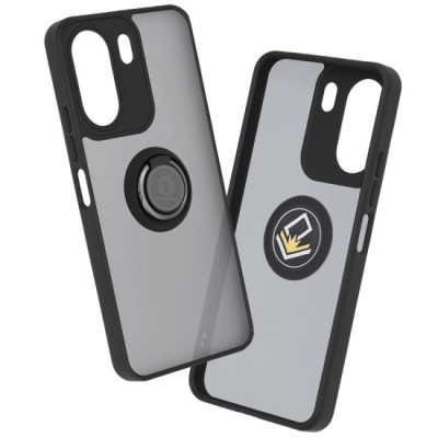 Husa pentru Xiaomi Redmi 13C 4G / Poco C65 - Techsuit Glinth - Black foto