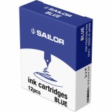 Set 12 Cartuse cerneala Sailor Blue