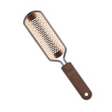 Cumpara ieftin Pila de calcaie Profesionala Edman cu razuitor Extra Smooth PRO, otel inoxidabil, Maro/Argintiu