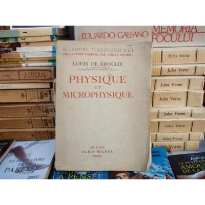 Physique et microphysique , Louis de Broglie , 1947 foto