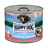 Happy Dog Sensible Puppy &amp;amp; Junior 200 g / pui și somon