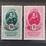 Romania 1952 - A.S. Puskin cu supratipar MNH