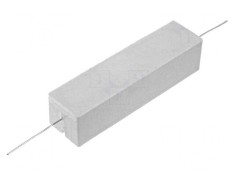 Rezistor bobinat cu ciment THT 4,7&Omega; 30W 19x17x75mm
