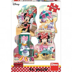 Puzzle 4 in 1 - Minnie si Daisy in vacanta (4 x 54 piese)