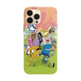 Husa compatibila cu Apple iPhone 14 Pro model Adventure time, Silicon, TPU, Viceversa, Transparent, Carcasa