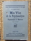 SIGMUND FREUD-Ma vie et la psychanalyse suivi de Psychanalyse et m&eacute;decine