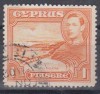 Anglia / Colonii, CYPRU, 1938 - stampilat, (G1)