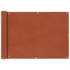 Prelată balcon, material textil oxford, 75 x 400 cm, teracota