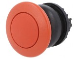 Comutator acţionat prin apăsare 22mm roşu