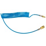 Furtun spiralat PU 12x8mm 10m, cu capete drepte cuple rapide MA3108.0 Adler