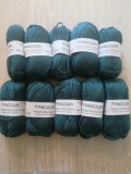 Fire Croșetat Douceur 6 Vert 100% Microfibră Acrilică (10 Bobine) - Fir Tricotat Fin, Andrele/Croșet 6mm, Pingouin Franța