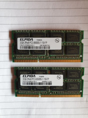 ram DDR3 - pentru laptop - 2 x 2 Gb - ELPIDA foto