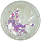 Hexagon alb sidefat - element aqua, INGINAILS
