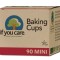 Hartie de copt briose nealbita, fara clor, compostabila, 90 buc., MINI, If You Care