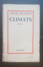 Climats - Andre Maurois (1928, limba franceză)