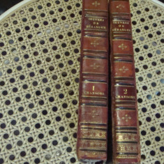 P. J. de Beranger - Oeuvres - in franceza- 1828 - gravuri - 2 volume