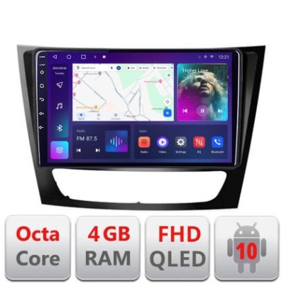 Navigatie Mercedes W211 W219 B-090 Android Ecran QLED octa core 4+64 carplay android auto KIT-090+EDT-E309V3 CarStore Technology foto