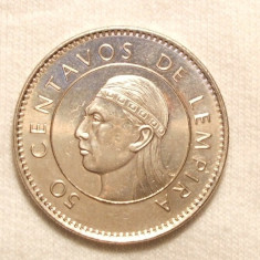 HONDURAS 50 CENTAVOS 2005 UNC