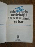 Tehnologia activitatii in restaurant si bar - Radu Nicolescu / R2F