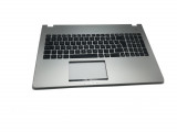 Carcasa superioara cu tastatura iluminata palmrest laptop, Asus, R501, R501V, R501VB, R501VJ, R501VZ, R501VM, TR