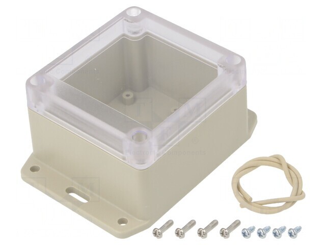 Carcasă Universală 80x85x55mm cu Lame de Fixare