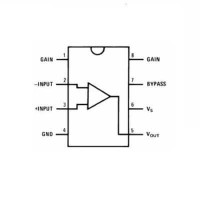 Amplificator audio de joasa tensi 4/12v,325mw foto