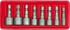 Set 8 tubulare cu prindere bit 13 mm CrV VOREL