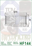 Filtru Ulei HF144 Hiflofiltro Yamaha 1L9-13440-91 1L9-13441-11 Cod Produs: MX_NEW HF144PE