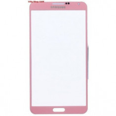 CARCASA (STICLA) GEAM SAMSUNG N9005 NOTE 3 PINK ORIG CHINA