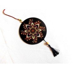 Ornament pe lemn cu mandala 40866